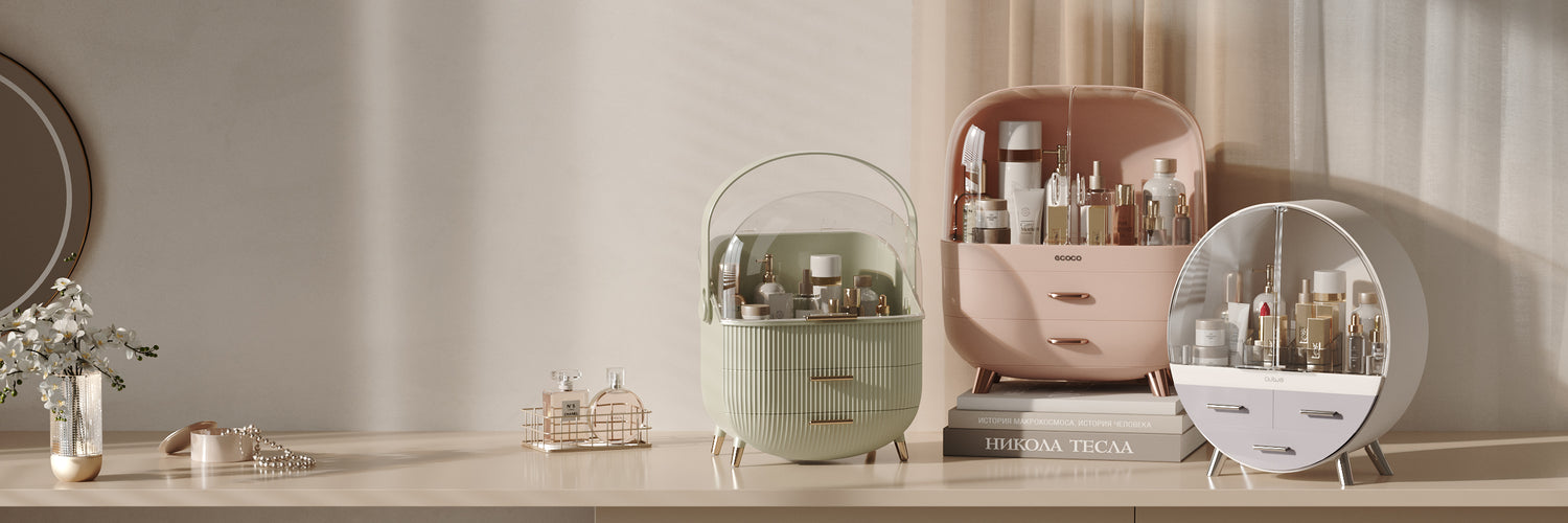 Makeup desk organizer, and makeup organizer for travel in UK