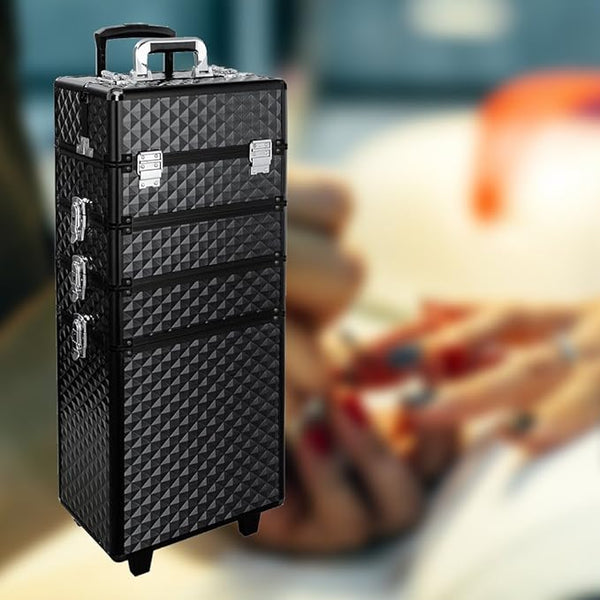 4in1 Professional Cosmetic Makeup Train Case