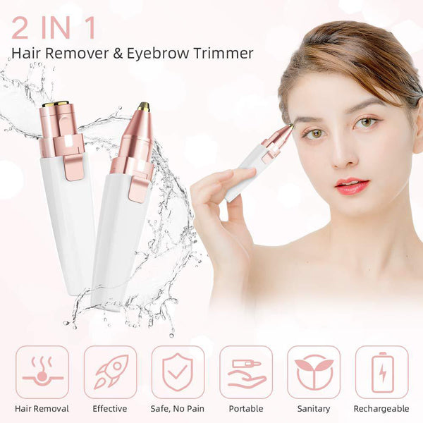 2in1 Hair Remover and Eyebrow Trimmer