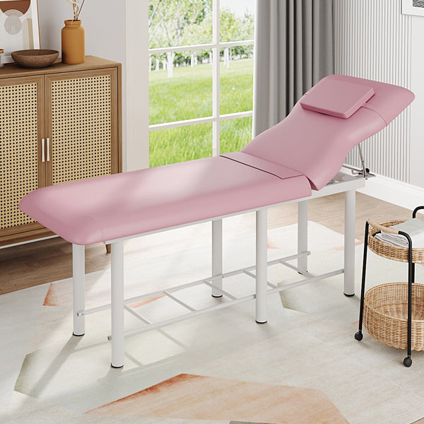 Massage Bed for Physical Therapy Spa Facial with Adjustable Backrest