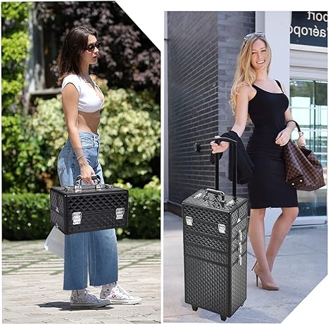 4in1 Professional Cosmetic Makeup Train Case