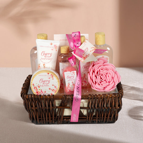 11 Pcs Tranquil Cherry Blossom Spa Gift Set with Shower Gel