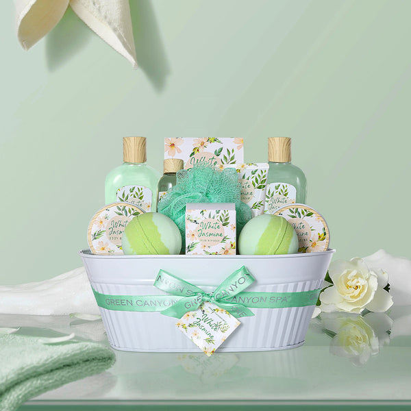 12 Pcs White Jasmine Luxurious Natural Ingredients Spa Gift Kits