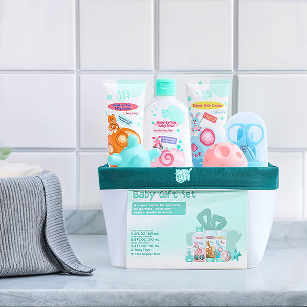 7 Pcs Newborn Baby Gentle Care Bath Gift Set