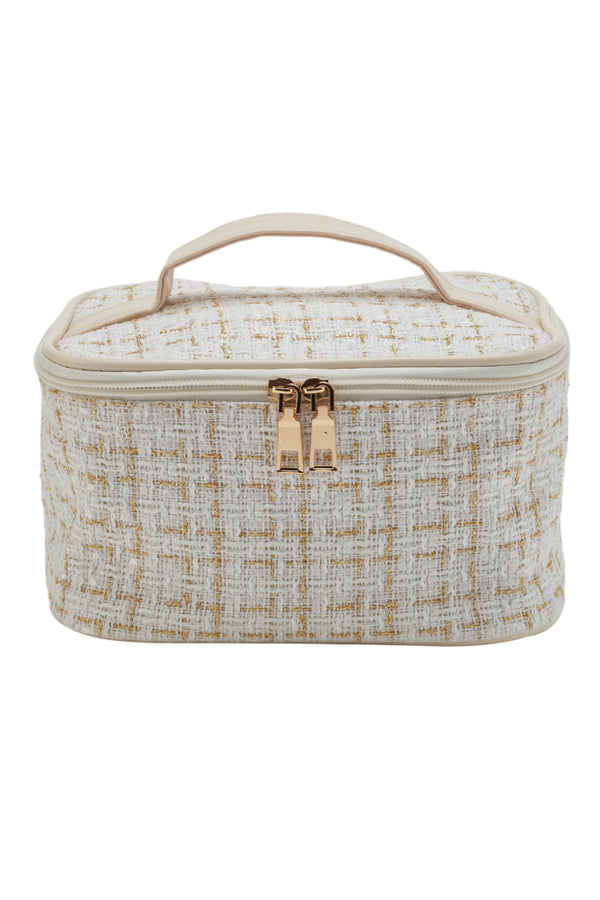 Luxurious Makeup Toiletry Storage Bag with Zipper