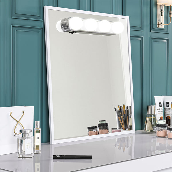Portable Cordless LED Makeup Light with 4 Bulbs