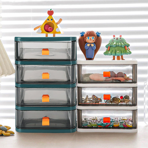 Transparent Stationery Cosmetic Storage Box