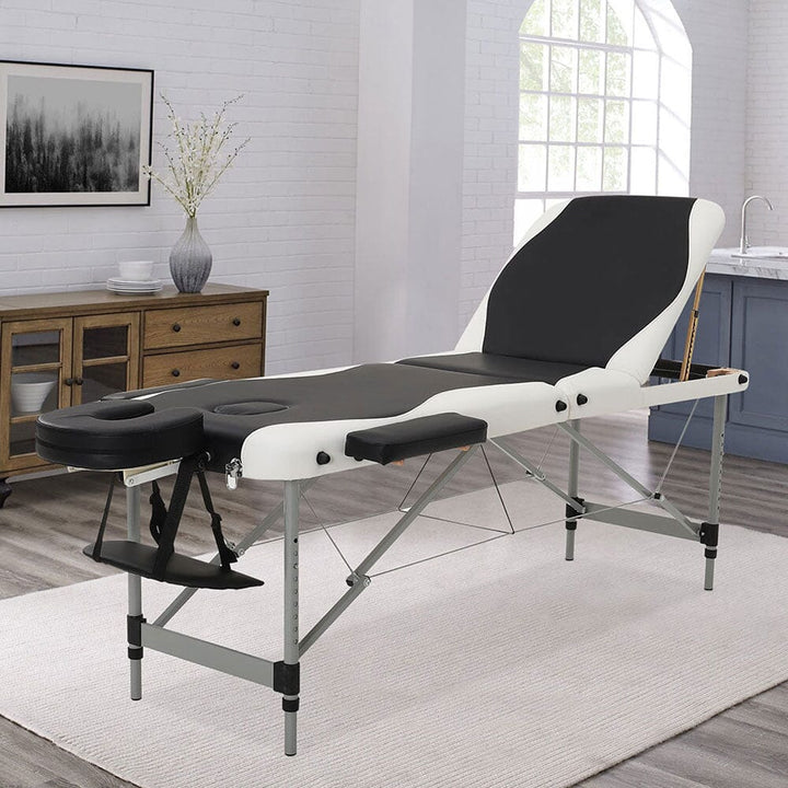 Leather Upholstered Adjustable Massage Bed Bedroom Furniture sheonly 